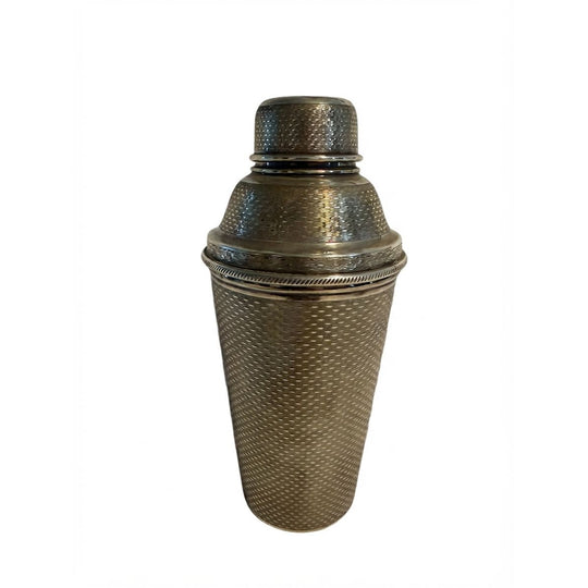 James Dixon & Sons Art Deco Silver Plated Cocktail Shaker Made in England