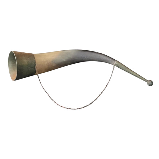 Antique German Powder Horn Circa 1776 | Horn and Brass