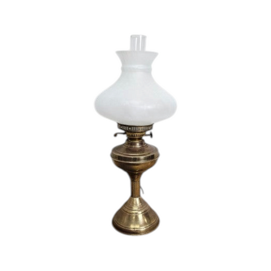 Converted Vintage Brass Kerosene Lamp