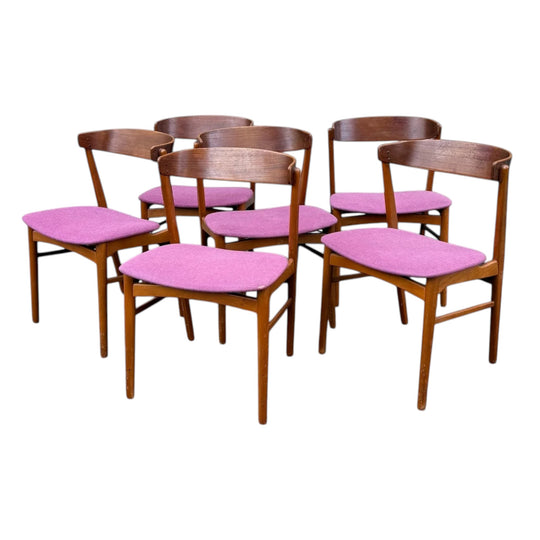 Six Thomas Harlev Model 210 Dining Chairs for Farstrup Møbelfabrik
