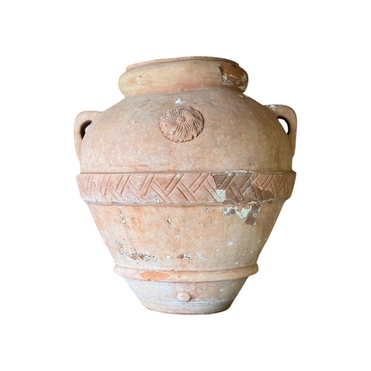 Vintage Handmade Italian Terracotta Urn - Motyaj