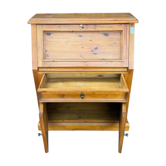 solid pine writing bureau