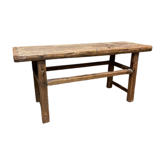 Vintage Chinese Bench, Recycle Elm