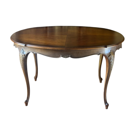 Vintage French Provincial Style Extendable Dining Table (Read full description!)