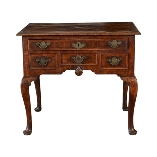 Queen Anne Period Walnut Lowboy
