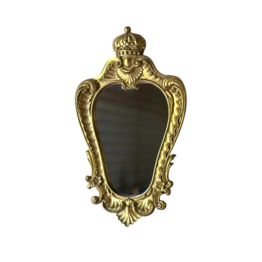 Gilt Crown Crest Mirror