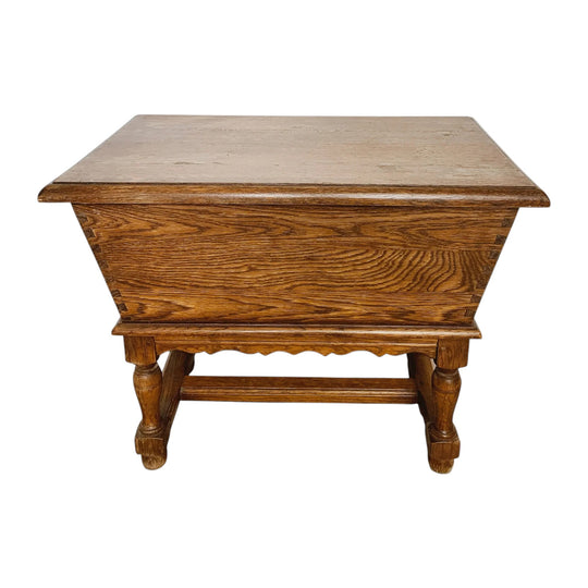 19th-Century French Oak Pétrin Coffer (Dough Bin)