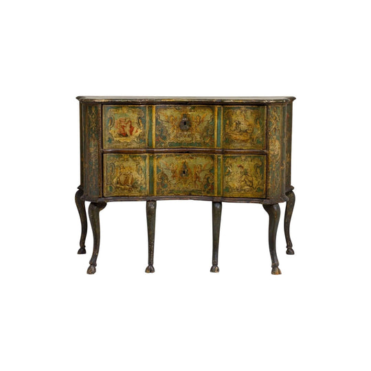 Rare 18th Century Venetian Rococo Commode