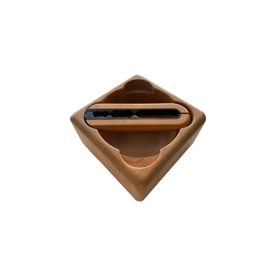 Rare Danish Modern Flemming Digsmed for Nissen Solid Teak Nutcracker & Bowl, circa 1970’s