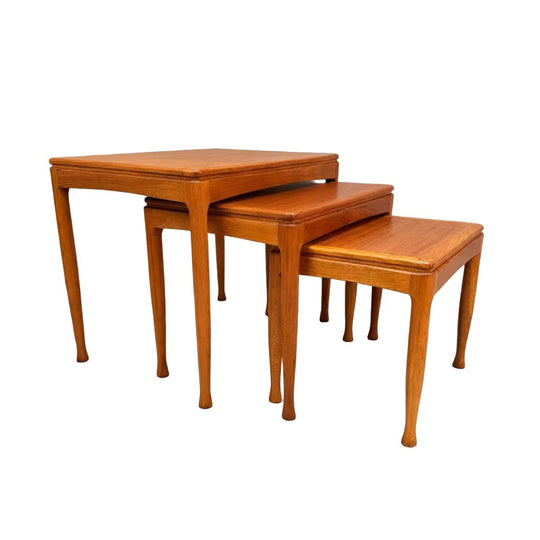 Rare set of Alpa Teak Nesting Tables – Set of 3 - Australian Mid-Century Modern (Revive)
