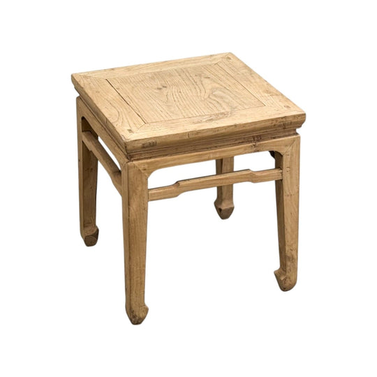 Raw Elm Side Table