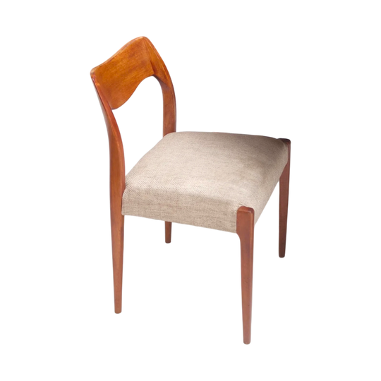 Set Of Four Danish Teak Dining Chairs Model 71 by Niels O.Moller, 1960s