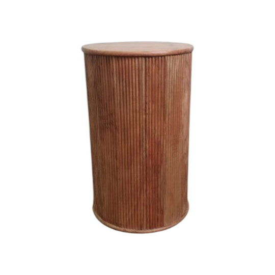 Reclaimed Elm Side Table or Plant Stand