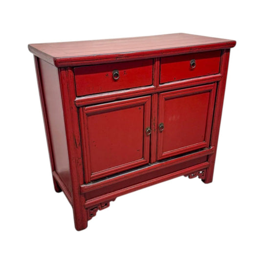 Red Lacquer Cabinet