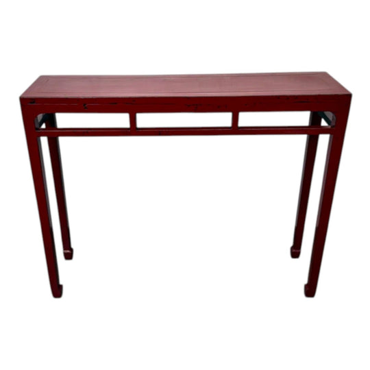 Red Lacquer Console