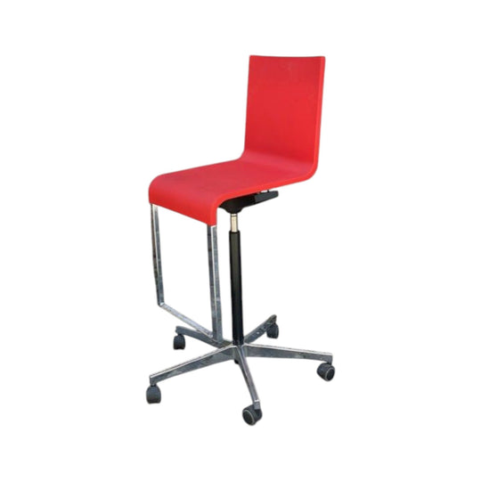 Red Vitra .03 High Chair by Marrten Van Severen & Fabian Schwaerzler