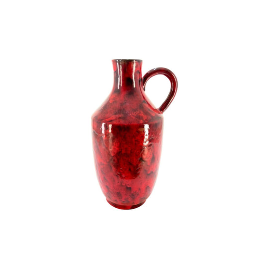 Red West German Pottery Jug / Vase