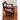 Regency-Style Black Painted Armchair with Bespoke Multi-Coloured Striped Upholstery | Bazaa | Designer, Vintage and Antique Furniture