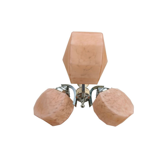 Restored Art Deco Pendant Light