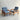 Restored Domino Møbler Armchairs – Blue Plaid Mid-Century Set (Rediscover) | Bazaa | Designer, Vintage and Antique Furniture