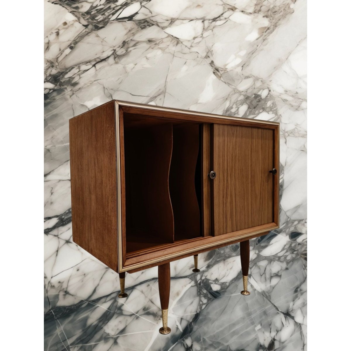 Restored MCM Retro Record/Vinyl Cabinet | Bazaa | Designer, Vintage and Antique Furniture