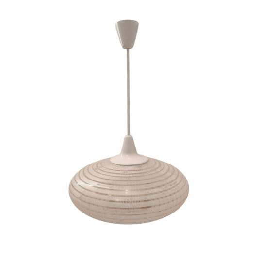 Restored MCM Retro 'Saucer' Pendant Light