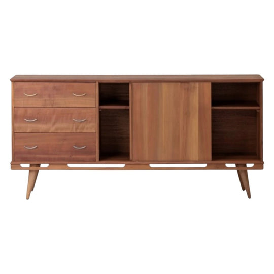 Restored Mid-Century Modern Myer Heritage 'Dallas' Sideboard in Solid Tasmanian Myrtle (Designed by Fred Ward)