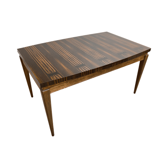 Restored Mid Century Paul Kafka Walnut Extension Dining Table