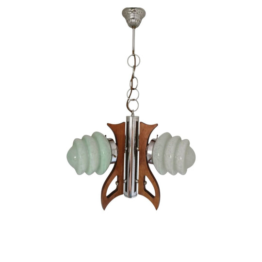 Restored Rare MCM Retro Pendant Light