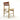 Restored Two Tone Danish Teak and Beech Ladder Back Dining Chair | Bazaa | Designer, Vintage and Antique Furniture