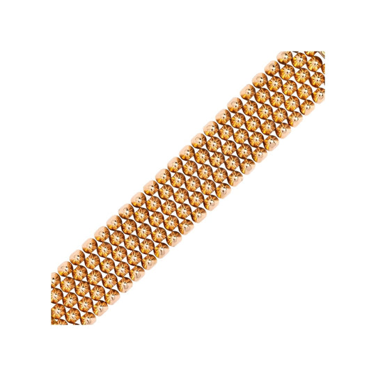 Retro 18kt Rose Gold 'Tank' Bracelet