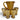 Retro Amber Sugar Frosted Pitcher and 4 Glasses c.1950 | Bazaa | Designer, Vintage and Antique Furniture
