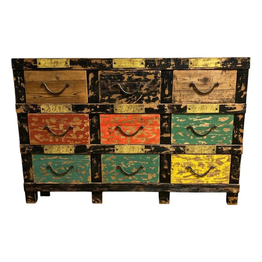 Retro Pop Art Chest of Drawers.