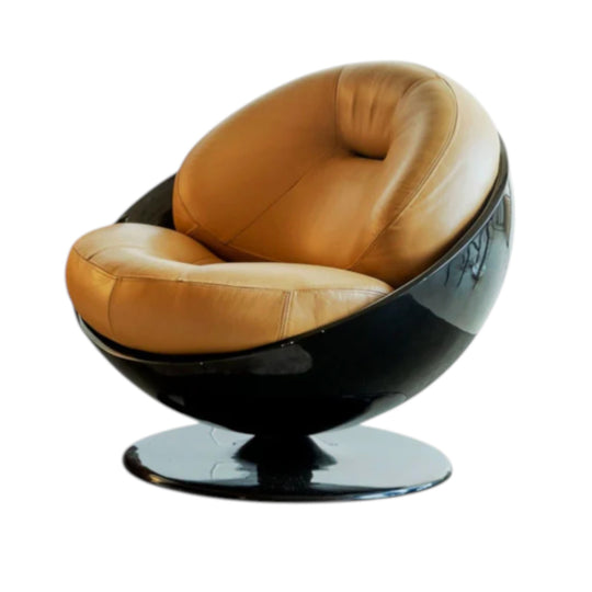 Midcentury Brazilian Orbit Ball Lounge Chair
