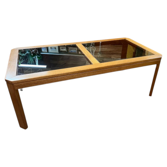 Parker Coffee Table | Solid Timber & Glass Top