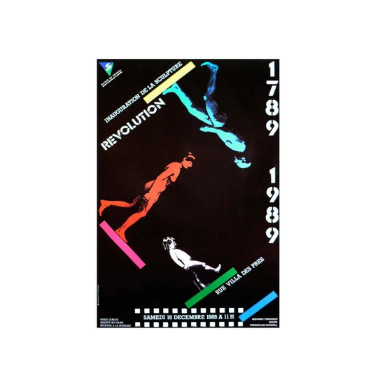 Roman Cieslewicz Inauguration de la sculpture Révolution