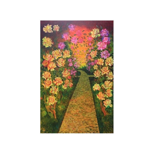 Rose Pergola at Turning Grace - Victor Rubin (1950 - )