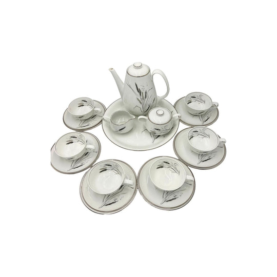 Rosenthal Selb-Plossberg Germany 6 Person 'Wheat' Pattern Tea Set