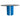 Round Glass Dining Table with Opaque Blue Glass Pedestal | Bazaa | Designer, Vintage and Antique Furniture
