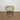 Round Gold Side Table with Hourglass Shape | Bazaa | Designer, Vintage and Antique Furniture