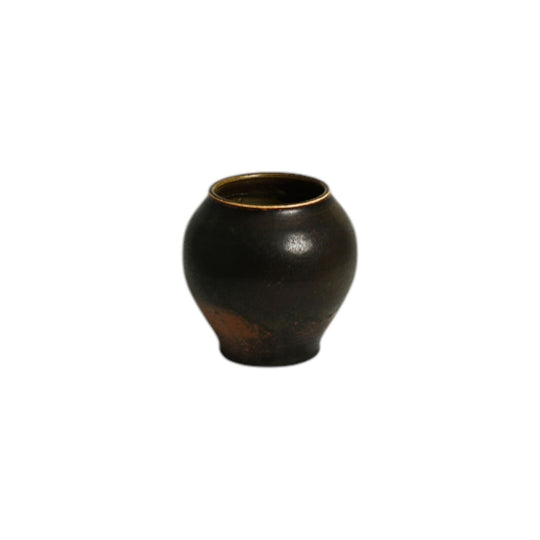 Rounded Dark Vase