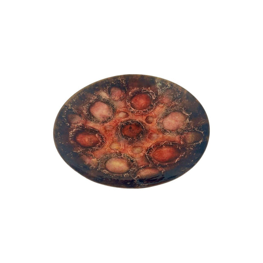 Roy Fettke Australia Enamel on Copper Art Centrepiece