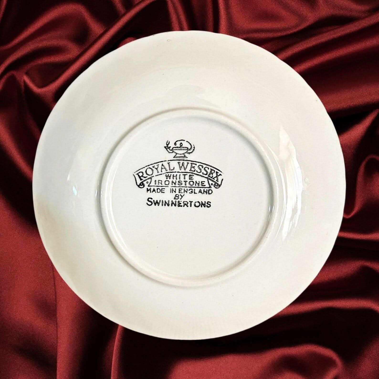 Shop Royal Wessex Swinnertons mid century white ironstone pin