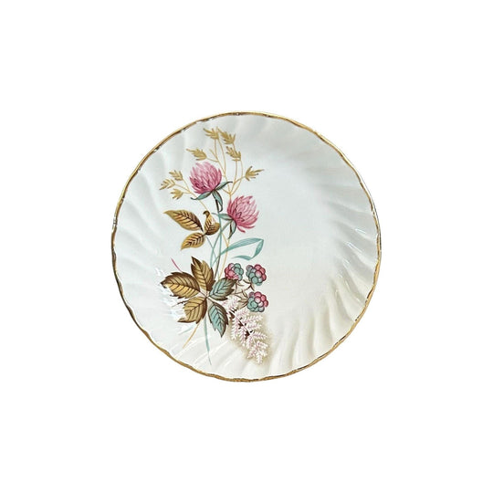 Royal Wessex Swinnertons mid century white ironstone pin, ring, butter dish vintage 1960s made in England