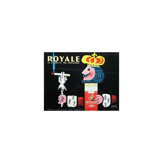 Royale incl Full Archival Framing - white matt/black frame