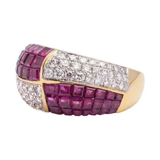 Ruby & Diamond Ring by Hammerman Brothers