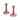 Ruskin Pottery Pair of Pink Glazed Candlesticks | Bazaa | Designer, Vintage and Antique Furniture