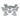 Russell Woodard Spun Fibreglass 5 - Piece Outdoor Setting - White | Bazaa | Designer, Vintage and Antique Furniture