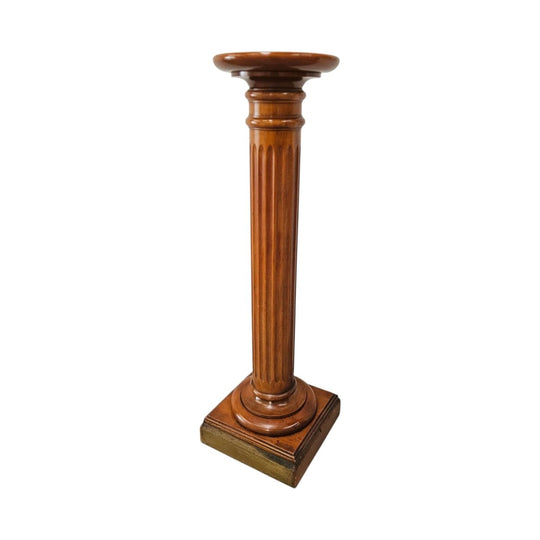 Rustic Blackwood Gun Barrel Pedestal