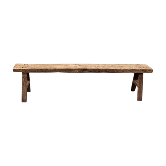 Rustic Recycled Teak Wood Bench